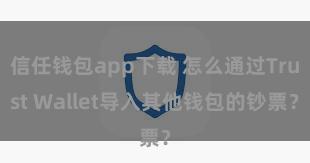 信任钱包app下载 怎么通过Trust Wallet导入其他钱包的钞票？